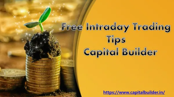 Free Intraday Trading Tips | Capital Builder