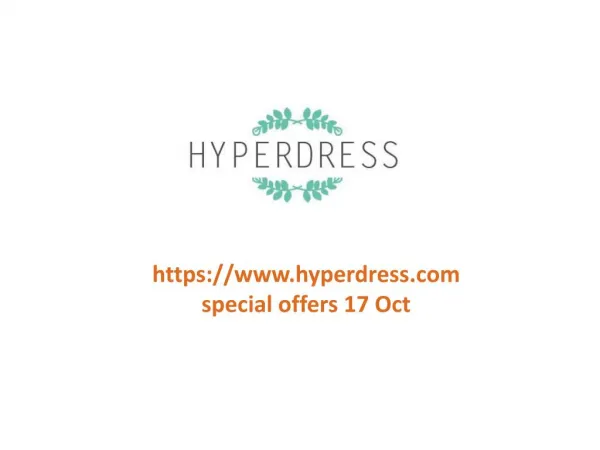 www.hyperdress.com special offers 17 Oct