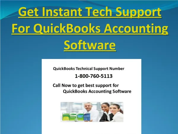 Technical Support Services For quick books accounting software