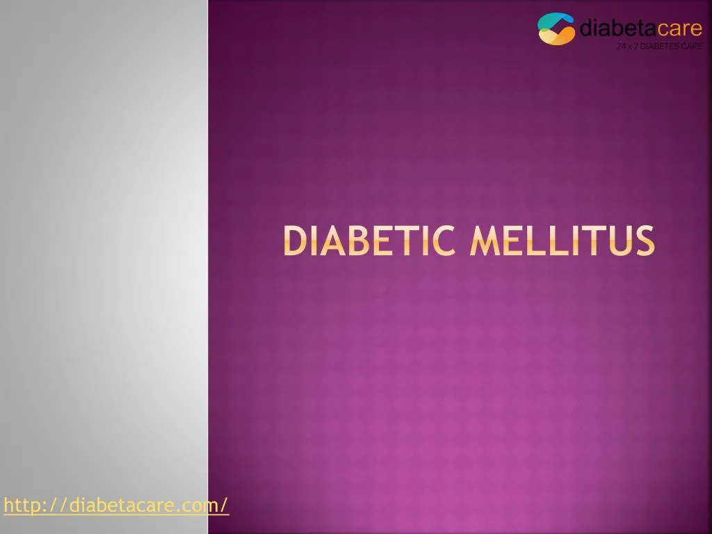 diabetic mellitus