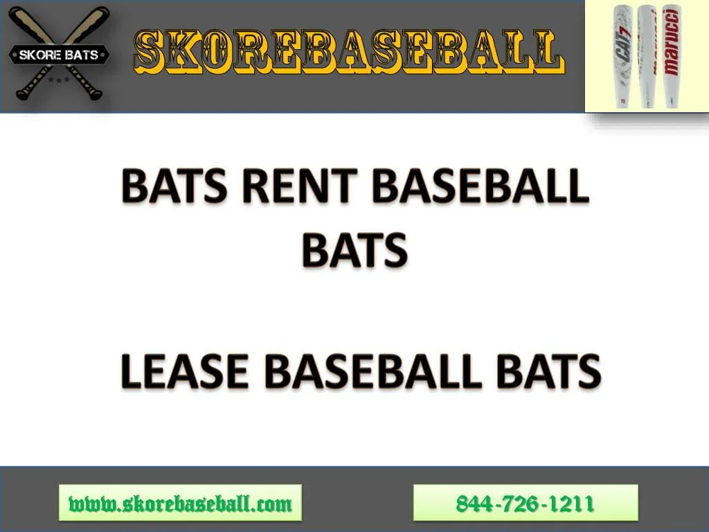 bats rent baseball bats