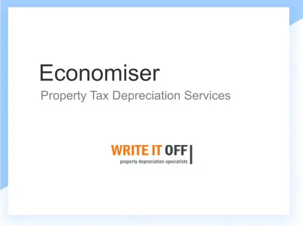 Economiser | Property Tax Depreciation Services