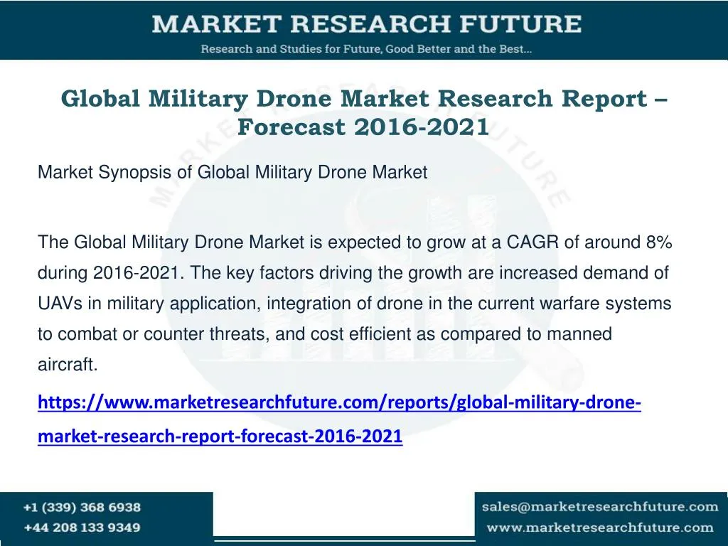 global military drone market research report forecast 2016 2021