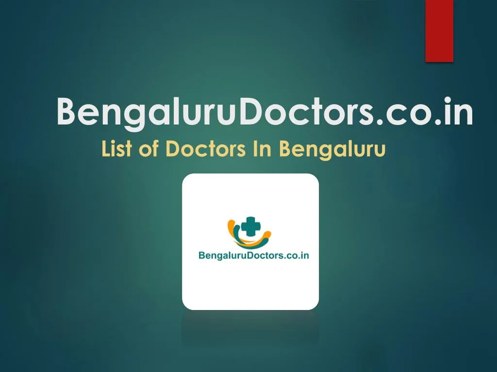 bengaluru doctors co in
