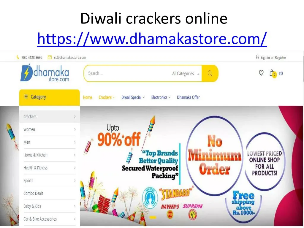 diwali crackers online https www dhamakastore com