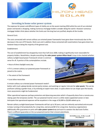 Solar panels - slide 1