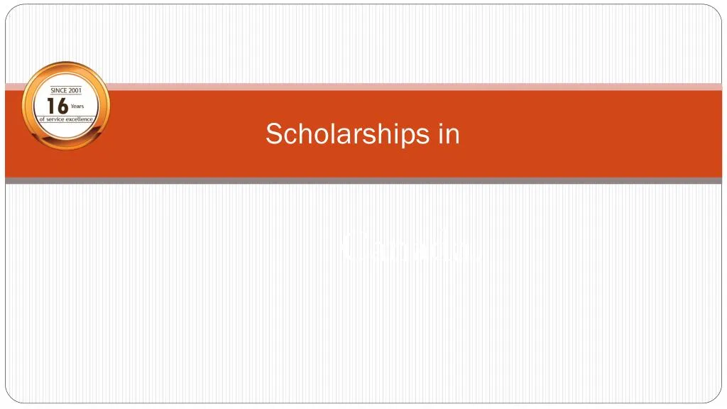 scholarships in