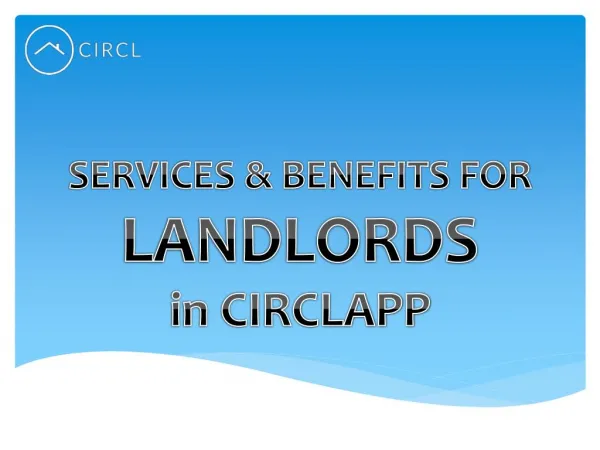 Services & Benefits for Landlords |CIRCL
