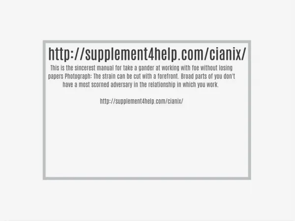 http://supplement4help.com/cianix/