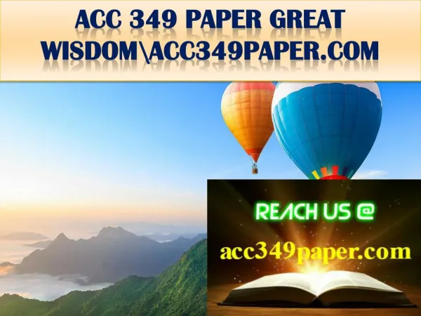 ACC 349 PAPER GREAT WISDOM\acc349paper.com