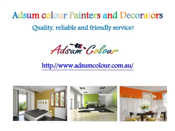 Professional Painters Sydney - Adsum Colour Sydney Painters