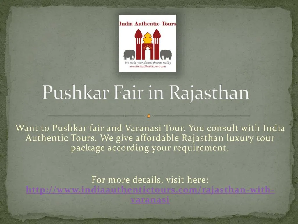 pushkar fair in rajasthan