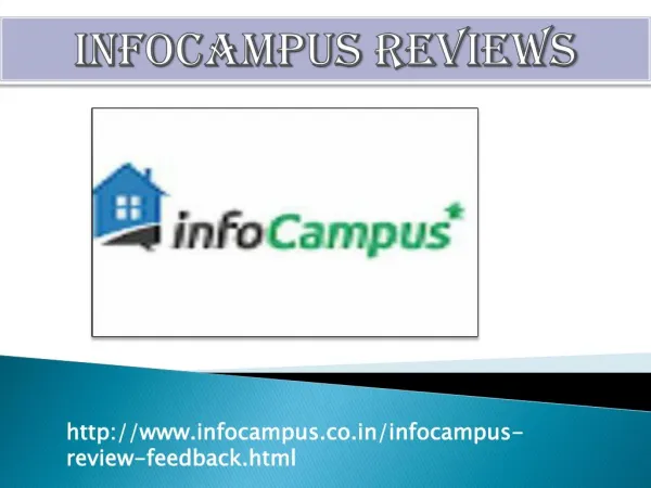 Reviews of infocampus
