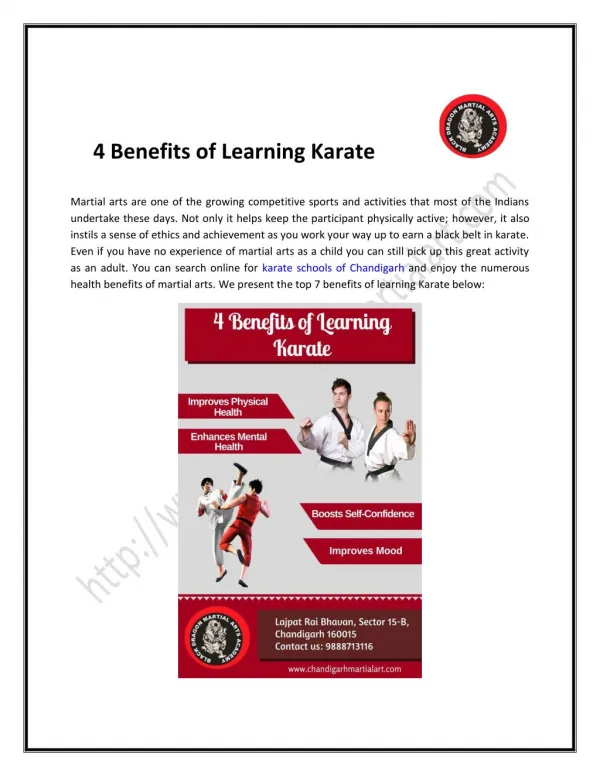 karate Training for Corporates