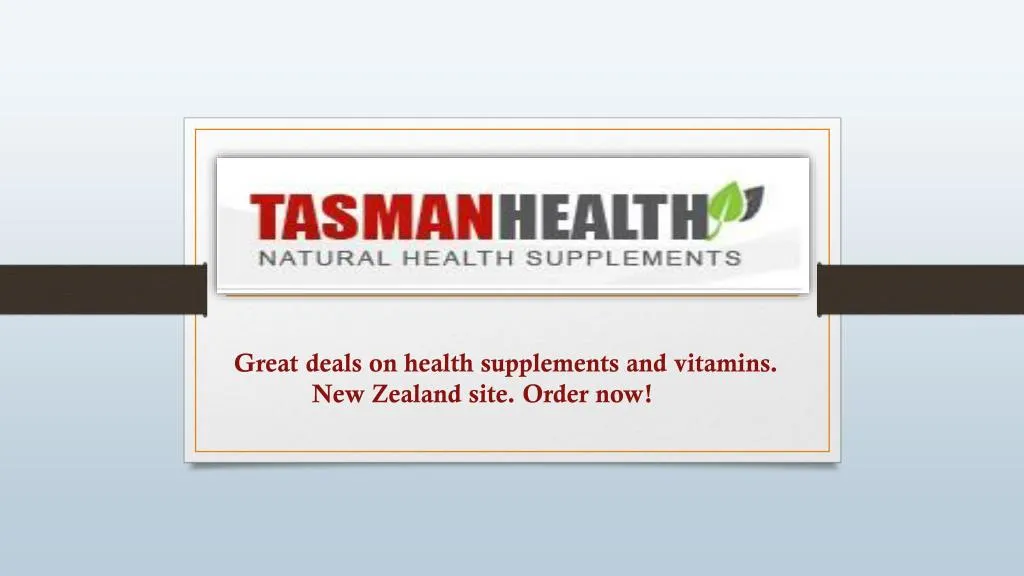 great deals on health supplements and vitamins new zealand site order now