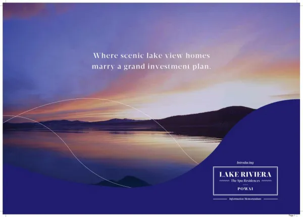 New Residential Project in Powai by Lake Riviera