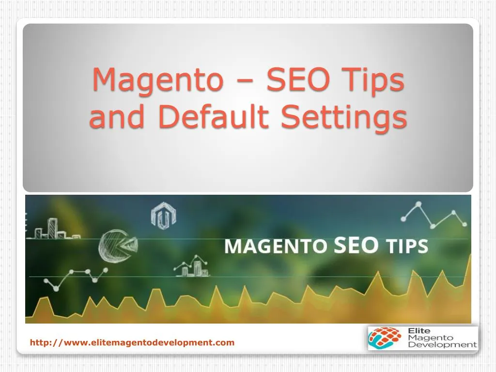 magento seo tips and default settings