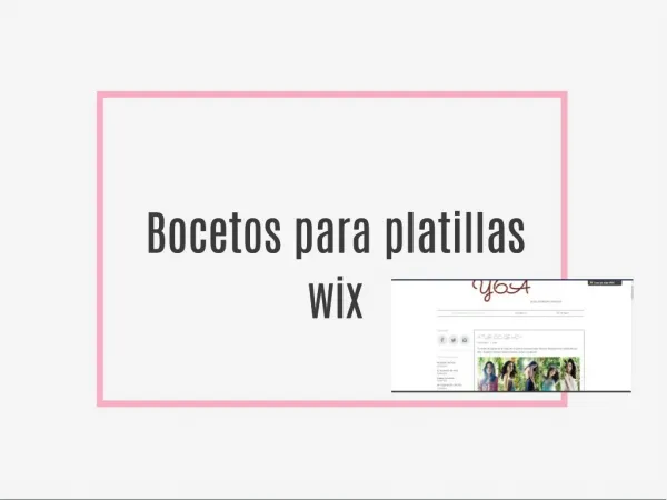 Bocetos