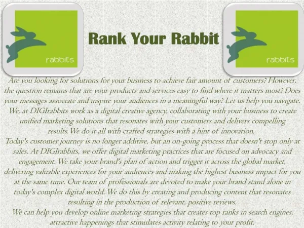 Knowledgest Digital Markeing Service in Kolkata | Rank Your Rabbit