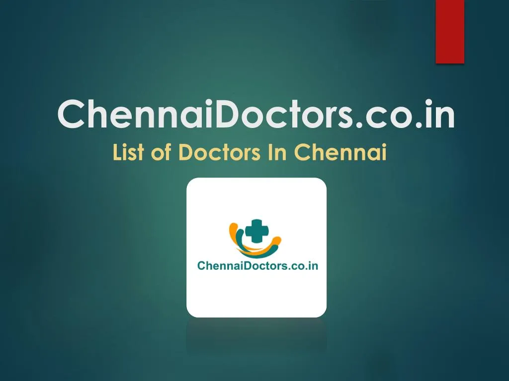 chennai doctors co in