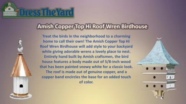 Birdhouse ! Dress The Yard