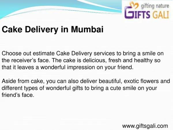 Cake Delivery in Mumbai