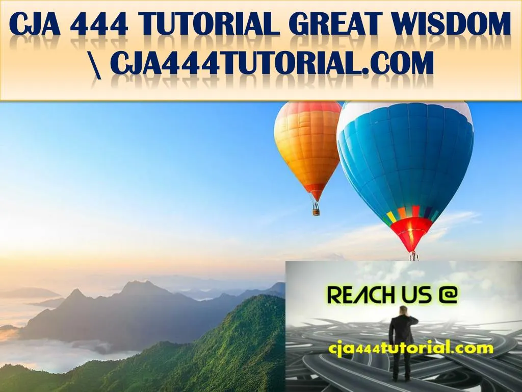 cja 444 tutorial great wisdom cja444tutorial com