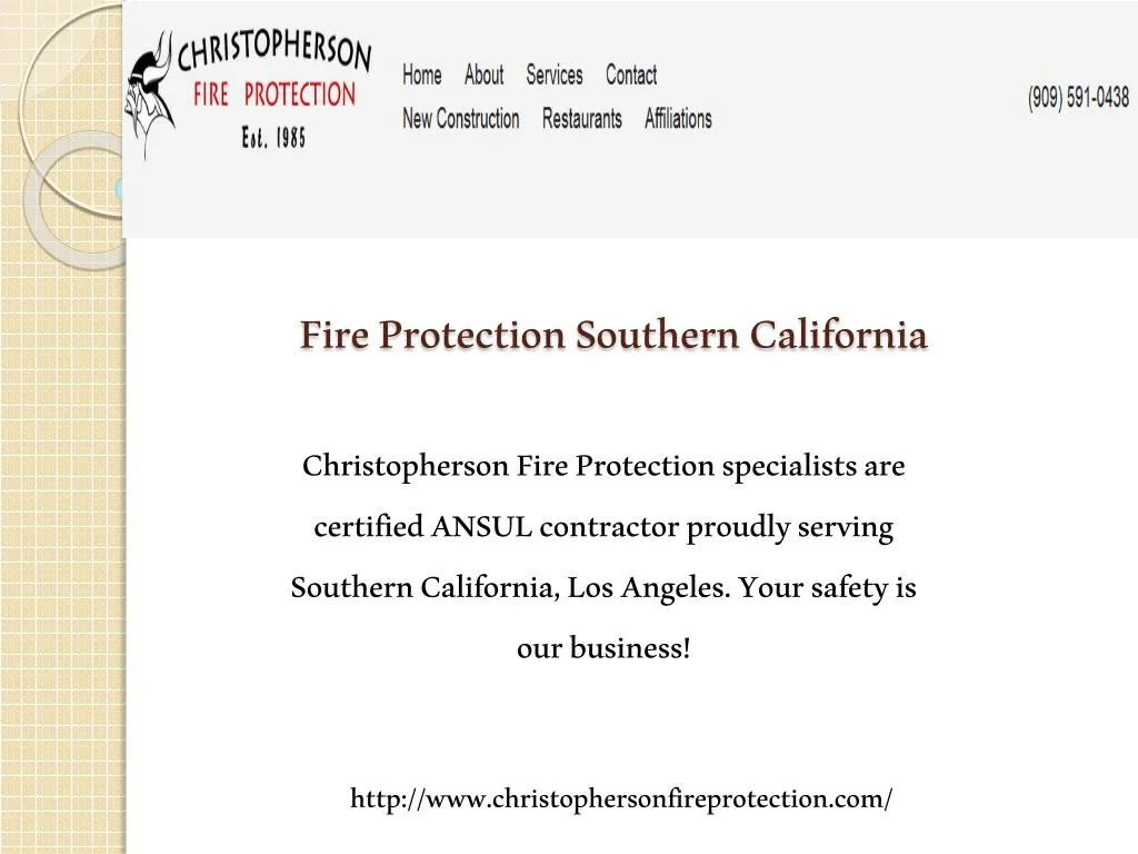 fire protection southern california