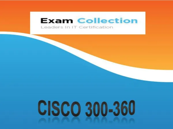 Examcollection 300-360 VCE