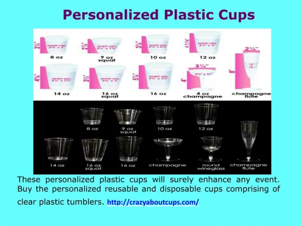 Clear Plastic Cups for Wedding