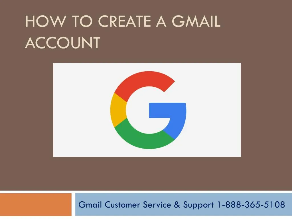 how to create a g mail account