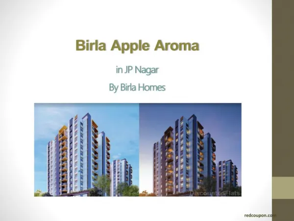 Plush Apartments In Birla Apple Aroma JP Nagar