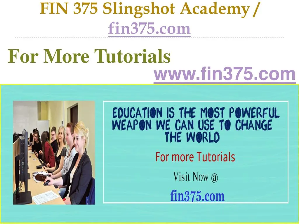 fin 375 slingshot academy fin375 com