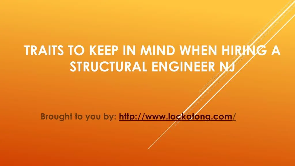 traits to keep in mind when hiring a structural engineer nj