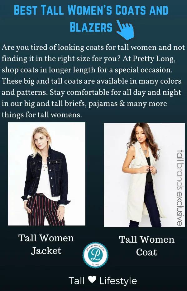 Best Tall Women's Coats and Blazers