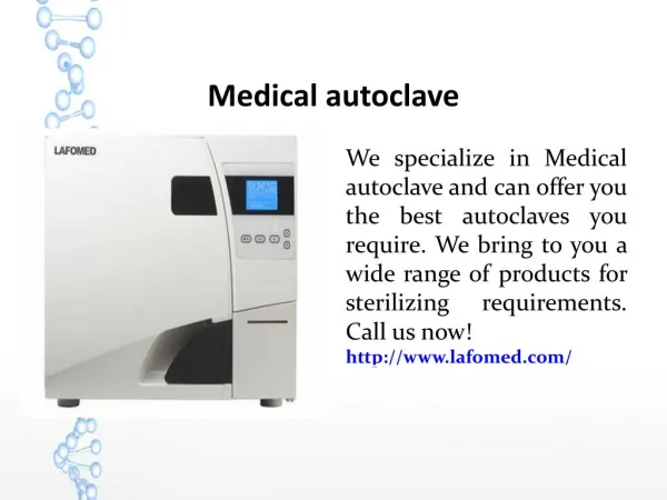 Medical autoclave