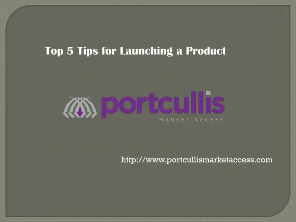 Top five tips for launching a product by portcullismarketaccess