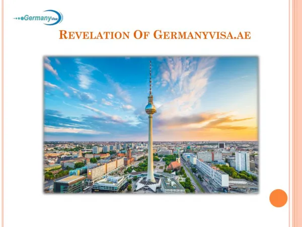 Revelation Of Germanyvisa.ae
