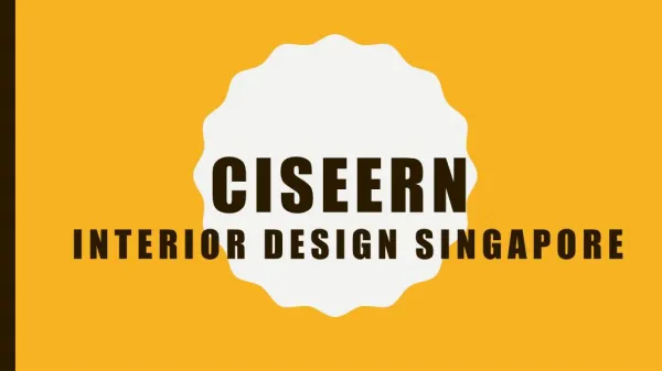 Singapore interior design company