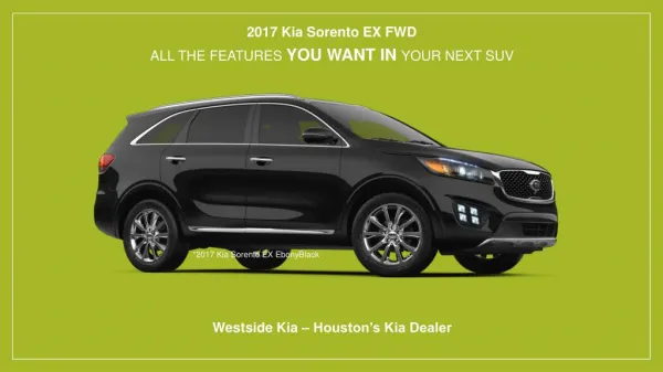 2017 Kia Sorento EX FWD in Houston