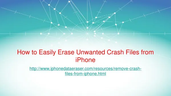 User Guide to Remove Unwanted Crash Files from iPhone
