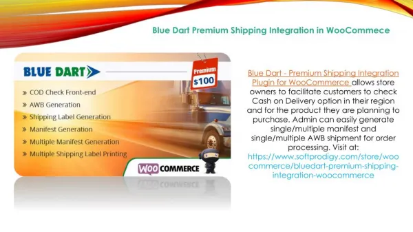 Blue Dart Shipping Integration with WooCommerce
