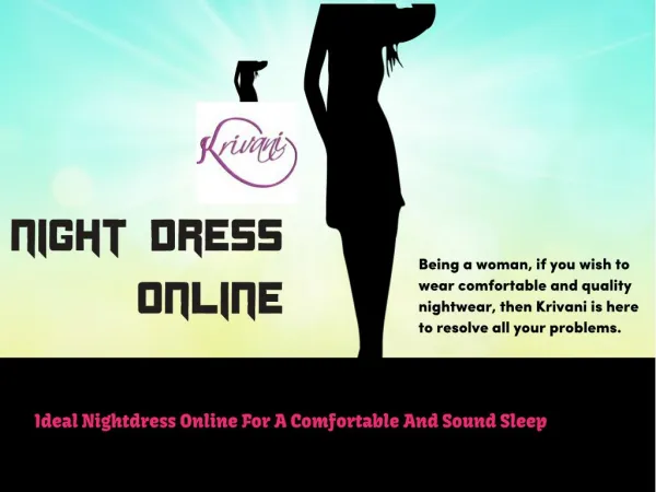 Night Dress Online In Latest Collections
