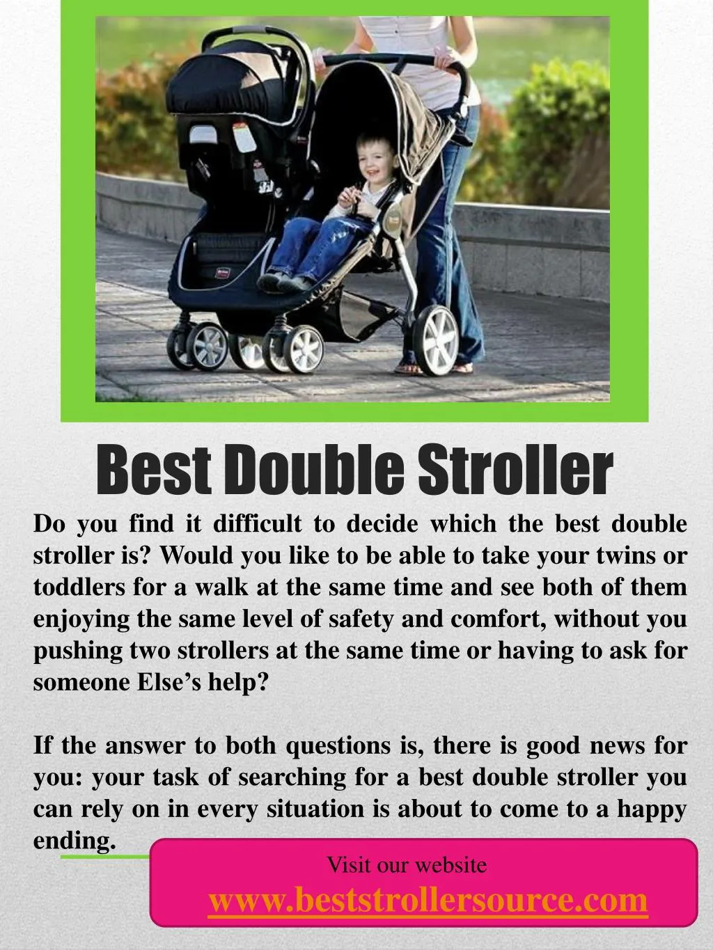 best double stroller