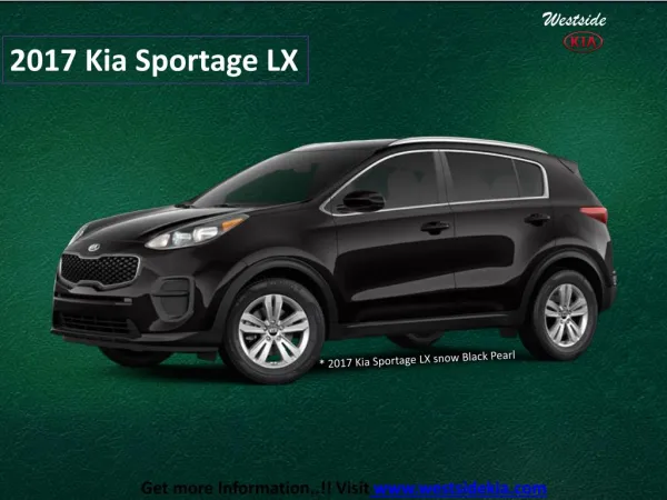 2017 kia sportage LX