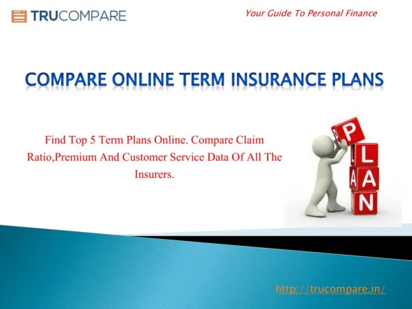 Compare Online Term Insurance Plans