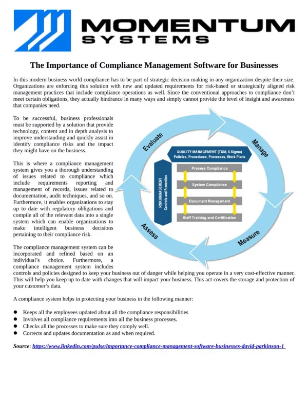 The Importance of Compliance Management Software for Businesses