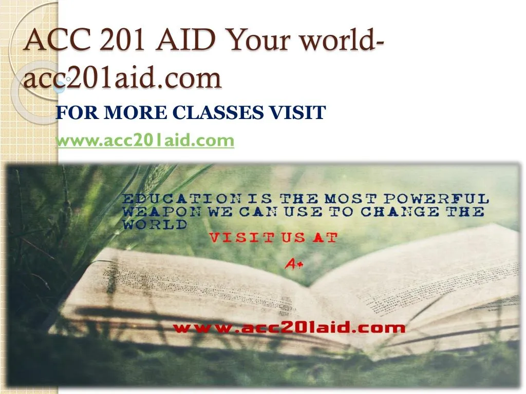 acc 201 aid your world acc201aid com