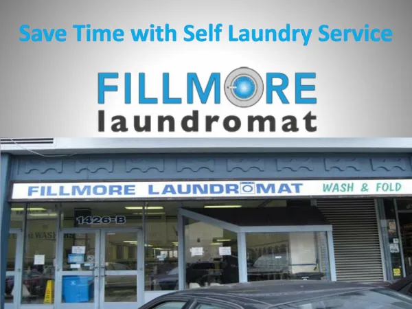 Save Time with Self Laundry Service
