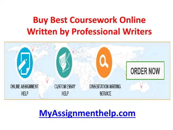 Buy coursework online from MyAssignmenthelp.com